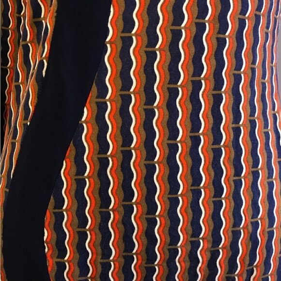 Diane Von Furstenberg Haydyn Wave 100%
Silk Mini Dress Rickrack - Picture 7 of 11